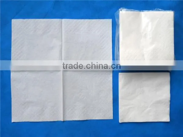 100% Virgin Wood Pulp Bag White Paper Napkin