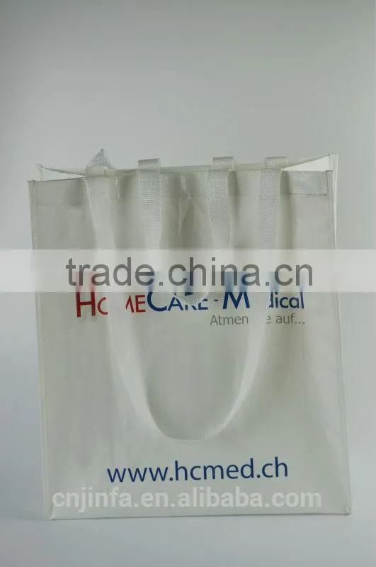 high quality double handles non tote bag with reinforce sewing