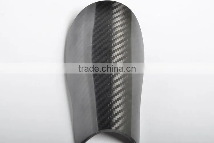 Custom design carbon fiber soccer shin guard football shinguard