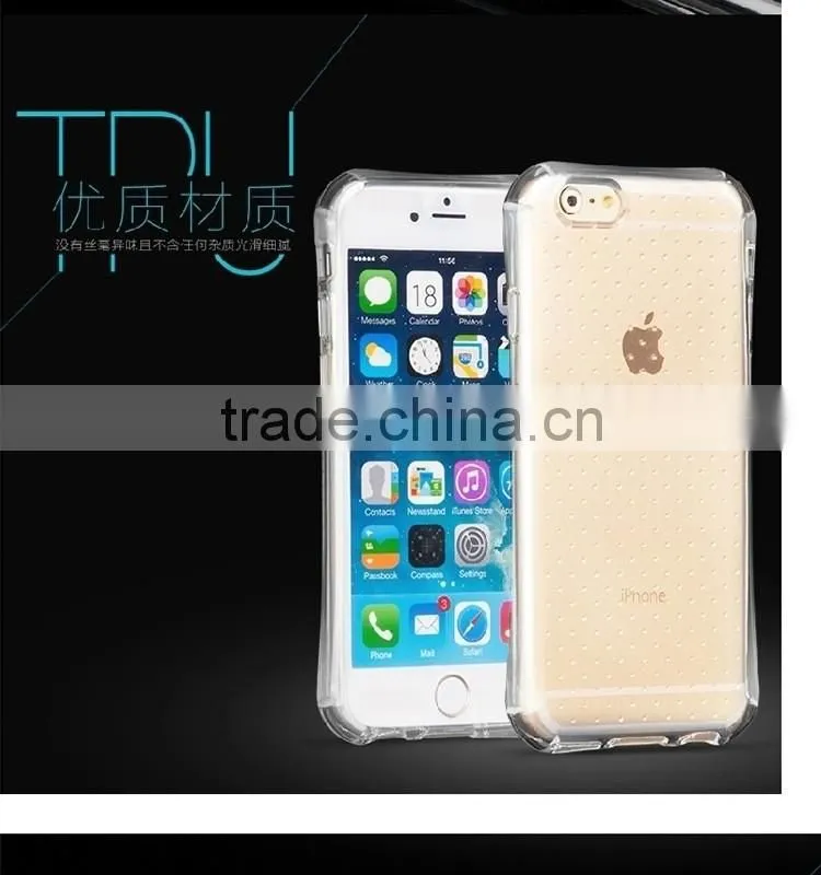 New shockproof Ultra Thin Light Clear Soft Gel TPU Silicone Case Cover For iPhone 6 6S pLUS
