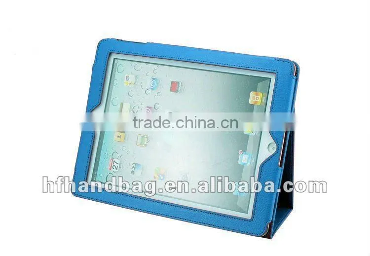 BLUE Flat computer&To get on the Internet package leather bag