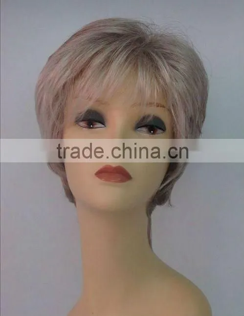 Synthetic wig short style