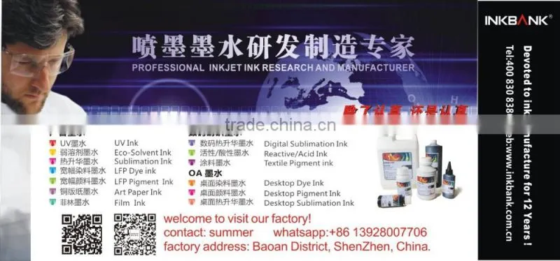 LED-UV ink-jet ink for indoor and outdoor decoration