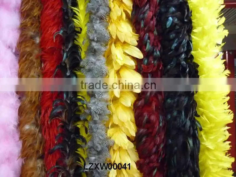Full Fluffy coque feather Boa LZBYK36