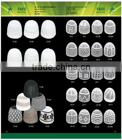 Factory direct sale cheap embroidery Muslim cap