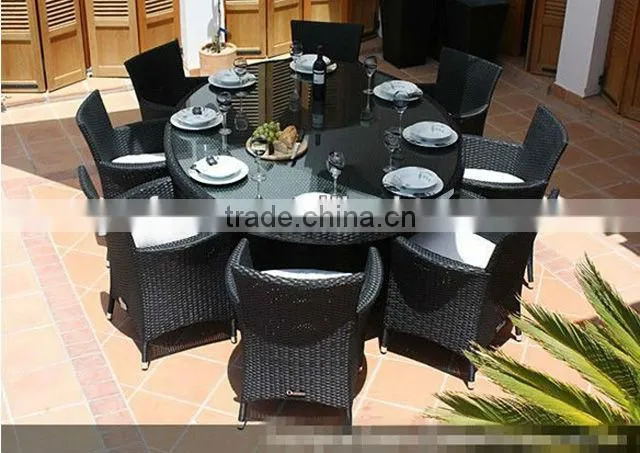 poly rattan furniture cafe chairs and tables