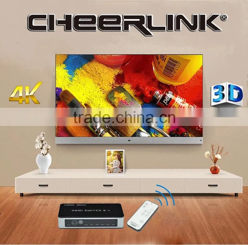 trendy high definition hdmi switch with 3d 4k supported