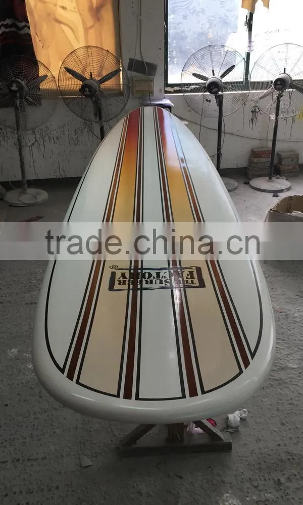 8ft traditional color painting long surf board