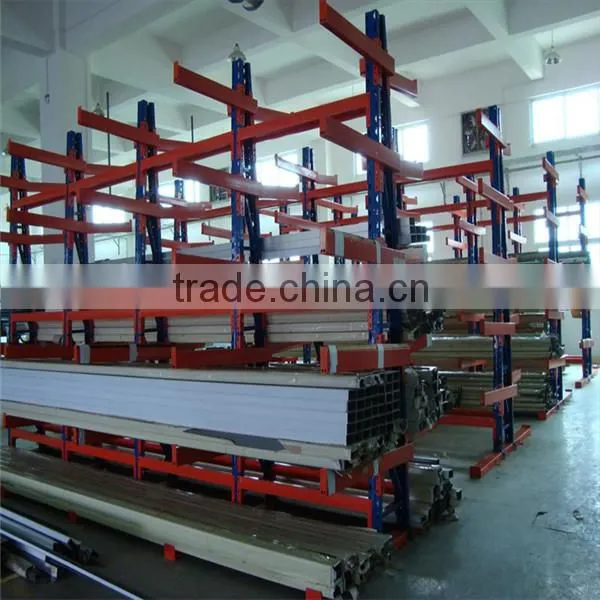 outdoor galvanizing heavy duty pipe and lumber storage cantilever racking