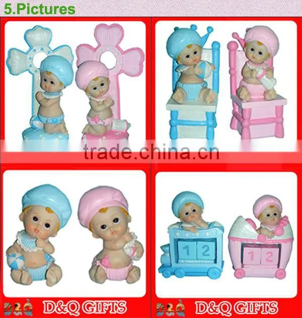 polyresin shower baby decoration