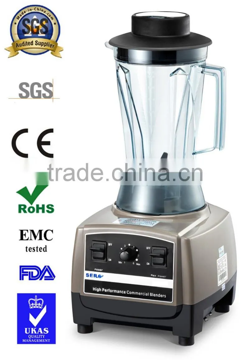 High power Commercial smoothie blender/premium food smoothie ice mixer