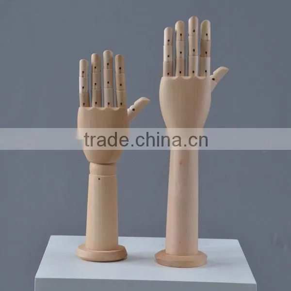 wooden female mannequin hand