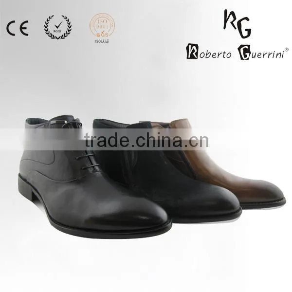 Genuine Leather High End Boots Men Italy Design