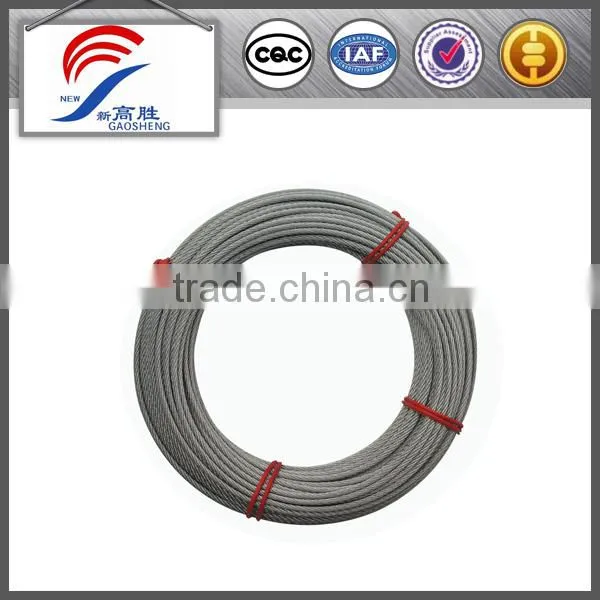 3/64" 7*7 Construction Galvanised Cable