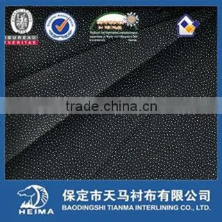 plain weave fusible woven interlining 6037 (entretela)
