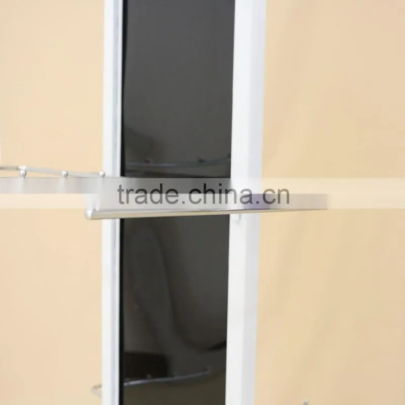 Multi function metal display rack for hanging items