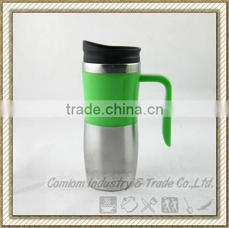 400ml insulated stainless steel travel mug / coffee mug