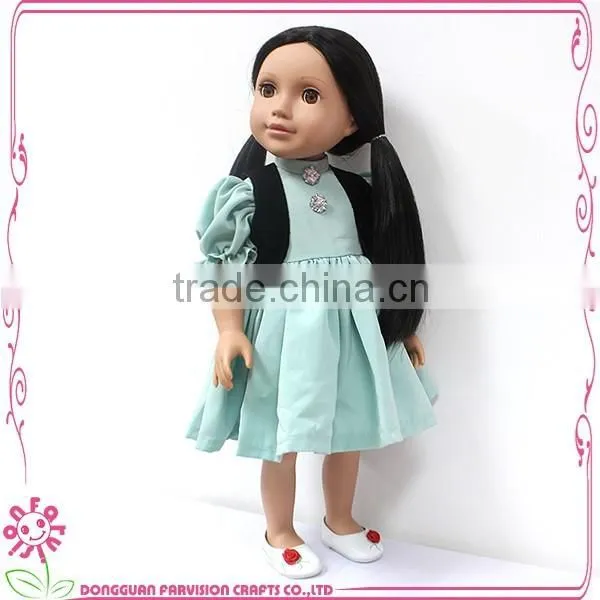 long hair doll for sale 18" Farvision girl doll for wholesale