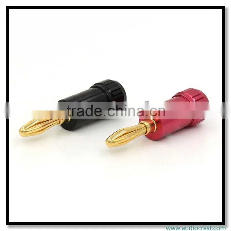 OEM Copper cable connectors Banana tube amplifie