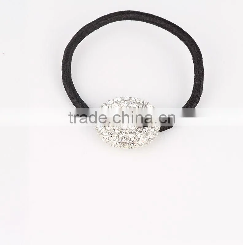 Rhinestone crystal Elastic hair scrunchie , girls hair accessories
