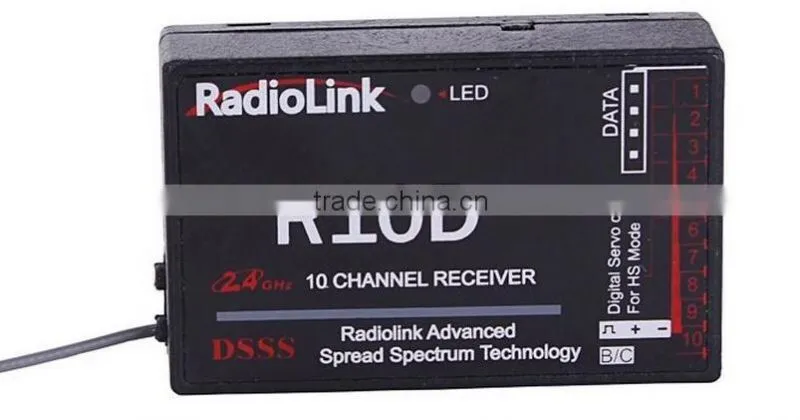 Radiolink AT10 2.4G 10 ch remote controller for helicopter airplane boat car