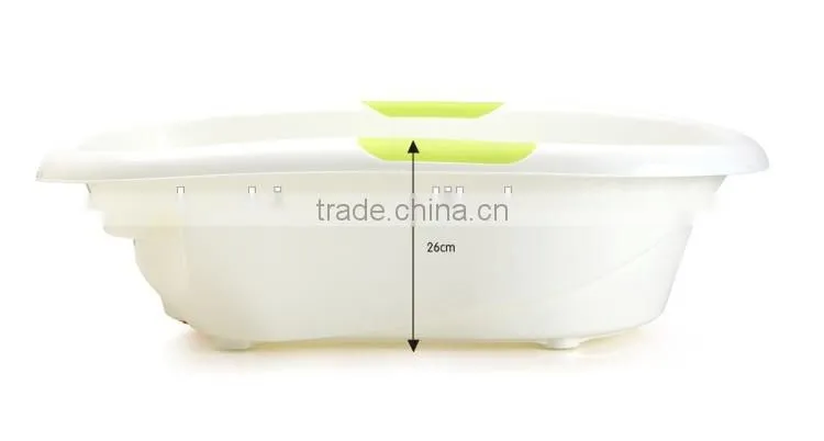plastic baby bath tub small baby tub portable bathtub with seat