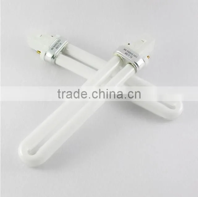 4pcs white color replaceable 9W UV bulbs for uv nail lamp