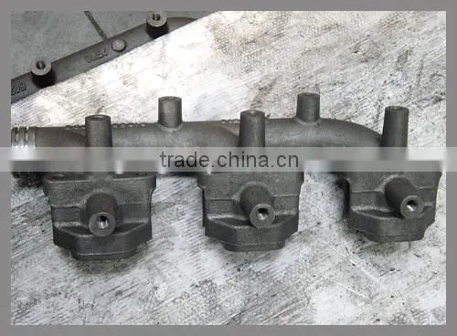 heavy duty diesel engine exhaust pipe, Sand casting exhaust pipe,