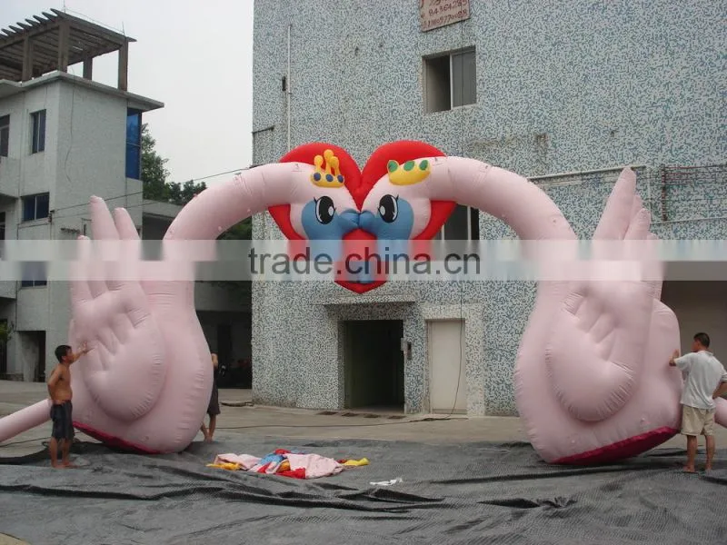 hot sale inflatable flower arch for kinds of advertising campaign and festival