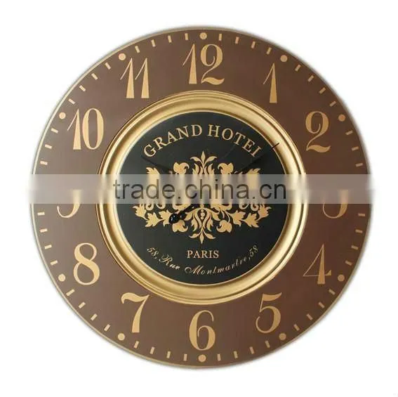 Digital wall clock with screen printing