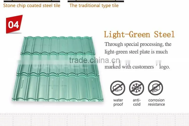 WANAEL Factory Selling Cheap Flat Synthetic Terracotta Shingle Villa Roof Tile