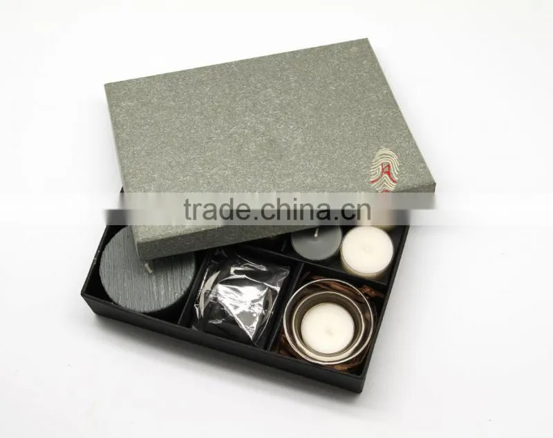 Holiday ceramic burner diffuser sets with incense cone