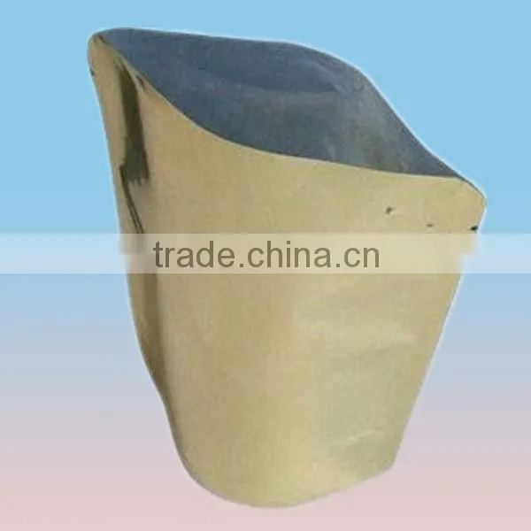 kraft plastic tea bag with zipper