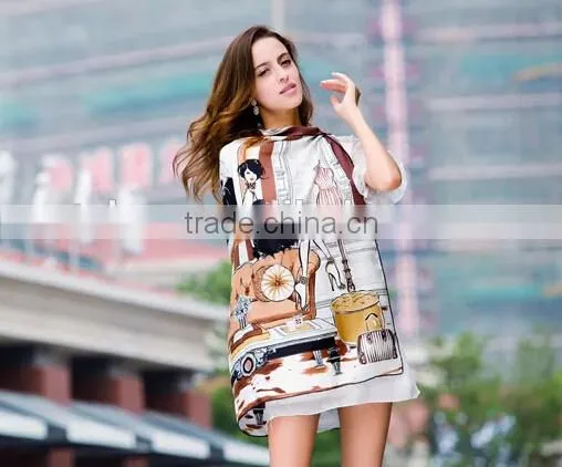 SJ-028 100% silk new design fashion twill scarf