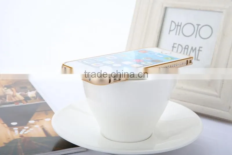 For iphone casings cell phone metal case for iphone 6 plus mobile diamond phone cover for iphone cases