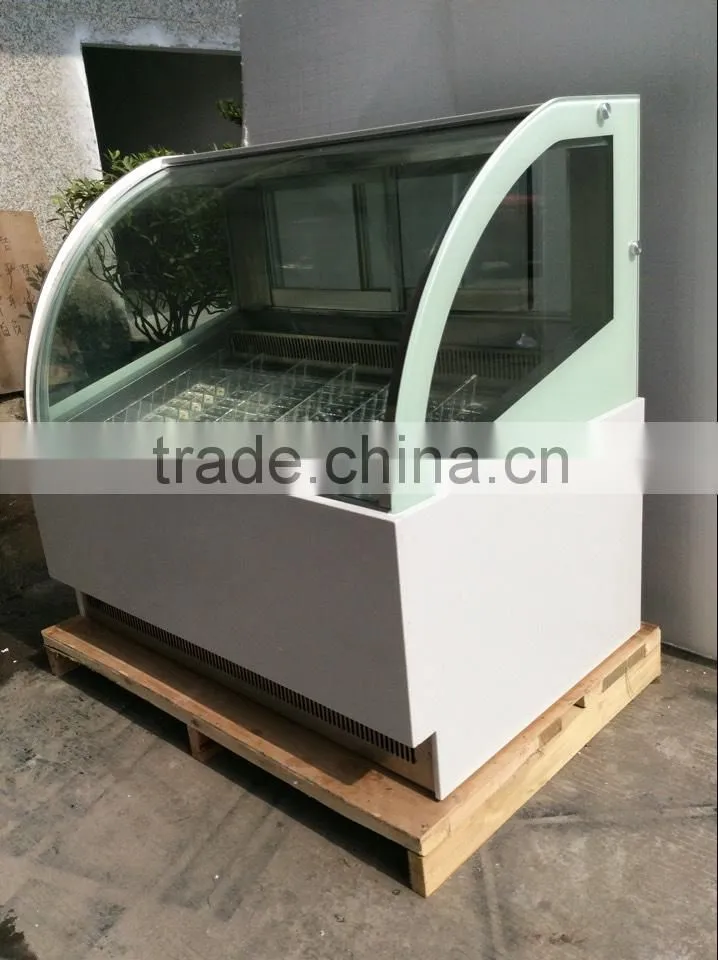 Commercial Kichen Ice Cream Display Freezer