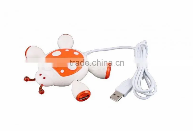Beetle Shaped 2.0 HUB USB 4 Port