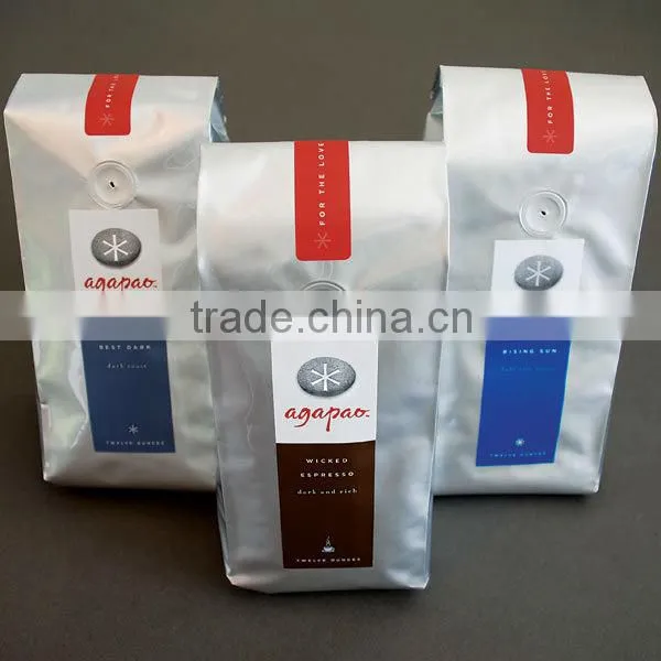 environmental protection food vacuum plastic bag wholesale coffe packaging bag