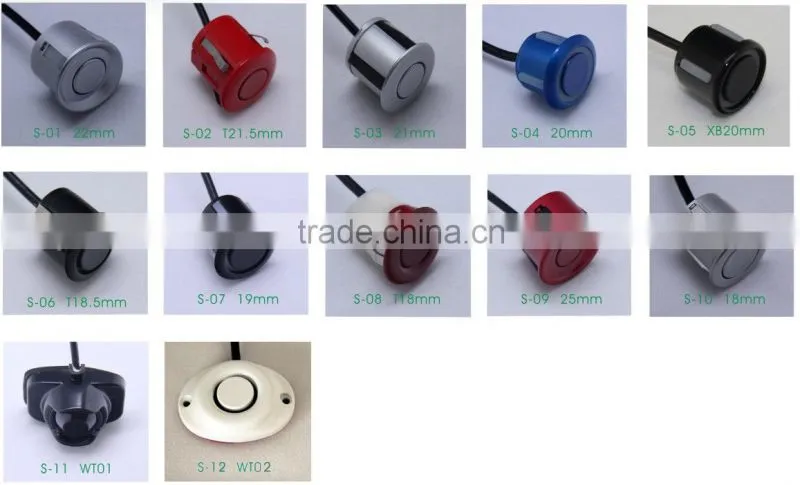LED Parking Sensor System Car Reverse Backup Radar