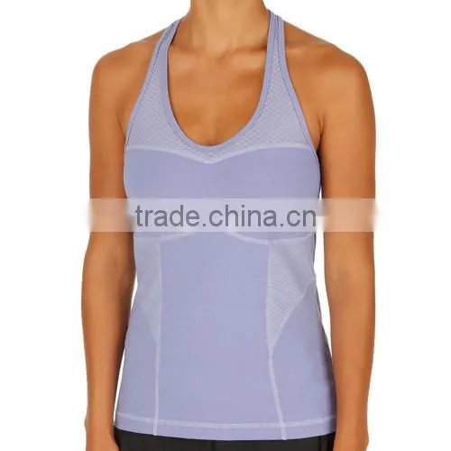 running singlet, yoga vest, womens nylon gym tank top