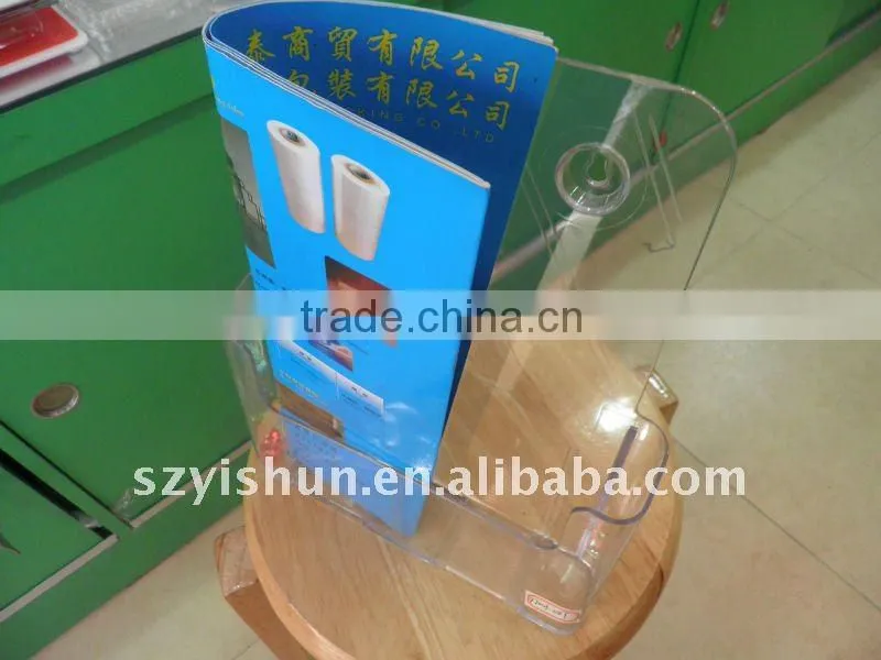 transparent acrylic signs display holder