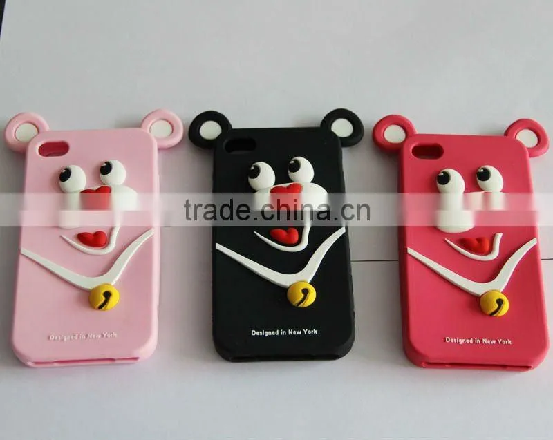 Custom silicone 3d cell phone housing