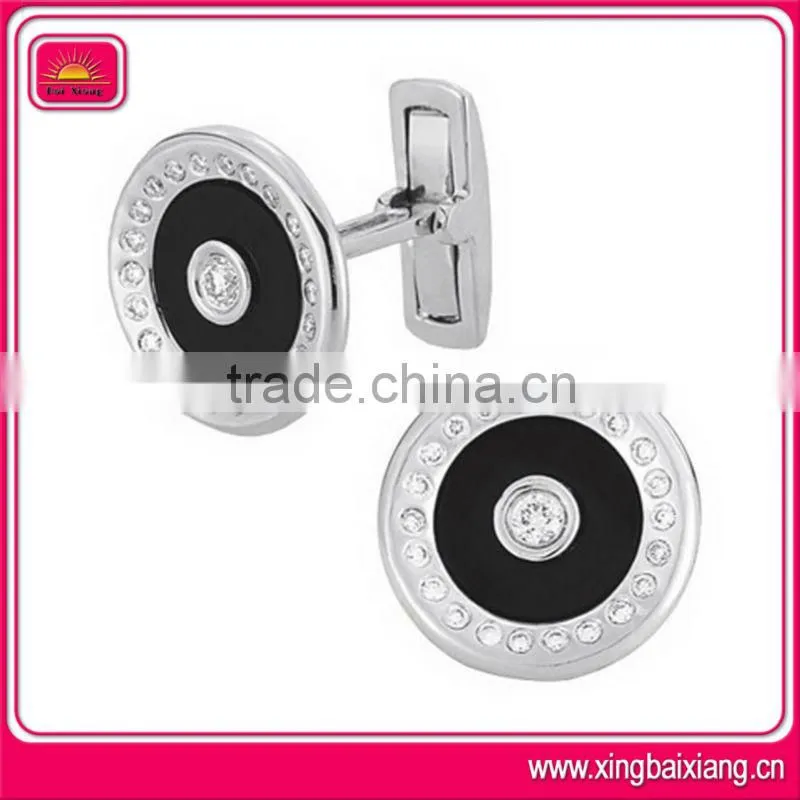 New design promotional custom bean shape cuff button