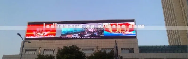 electronic outdoor led display screen full color p16mm message led displayer DIP for shopping mall advertising
