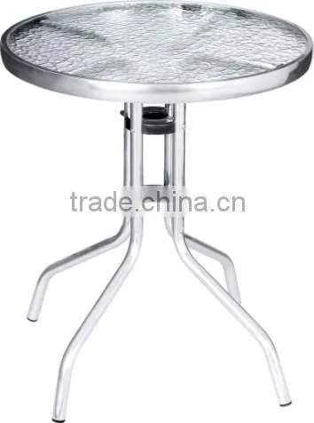 modern glass coffee table with aluminum