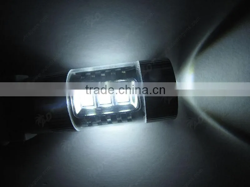 White 80W Car LED Brake Light, Rear Signal Lamp Bulb 3157 T25 P27/7W