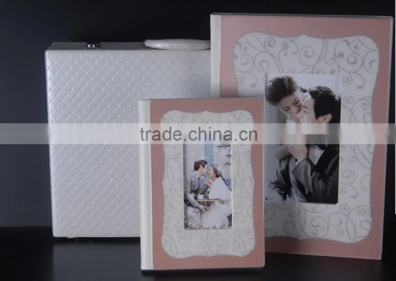 high quality Korea crystal wedding photo album