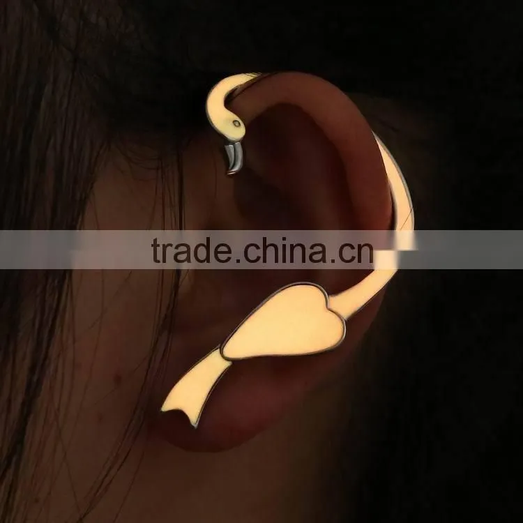animal punk glow kids simple new design earrings