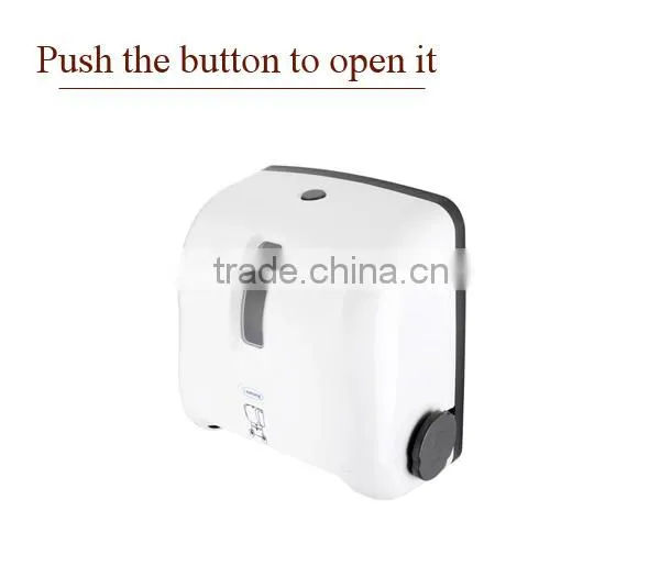 Jumbo Roll Toilet Tissue Dispenser With Big Roll Towel Paper Toilet Wall-Mounted Auto Cut Tissue Paper Dispenser