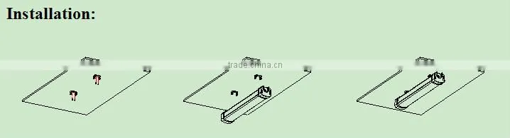2015 Shenzhen 1200mm 40w tri-proof led light (Waterproof, dustproof and anti-corrosion)
